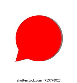 Dialogue bubbles web. 3D icon