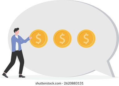 dialogue, business concept , business illustration

