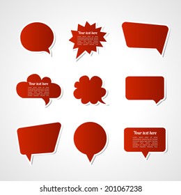 Dialogue Cloud. Vector Illustration