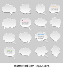 Dialogue Cloud. Vector Illustration