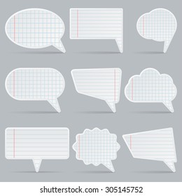 Dialogue cloud. Vector illustration