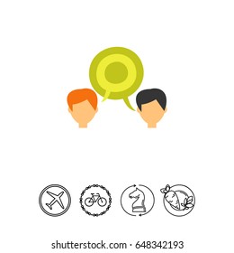 Dialogue Concept Icon