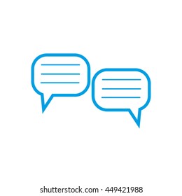 dialogue, conversation, communication, vector icon