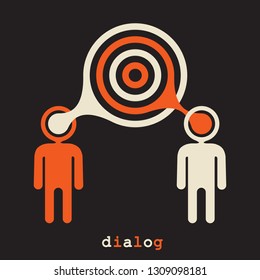 Dialogue, conversational exchange between two individuals