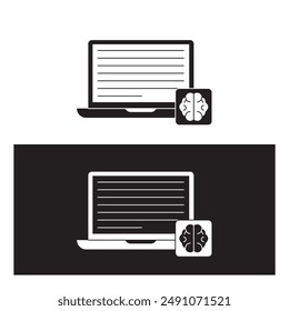 Dialogue Generation Icon, AI Dialogue Generation Icon, Conversational Response Generation Symbol, Automated Dialogue Creation Icon
