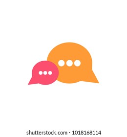 Dialogue icon. Chat sign.