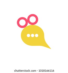 Dialogue icon. Chat sign. Social media symbol.