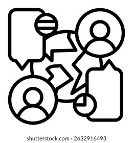 Dialog-Icon-Element für Design