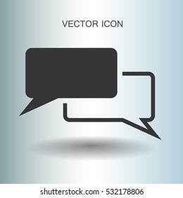 Dialogue icon vector illustration