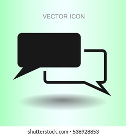 Dialogue icon vector illustration