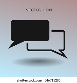 Dialogue icon vector illustration
