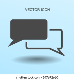 Dialogue icon vector illustration
