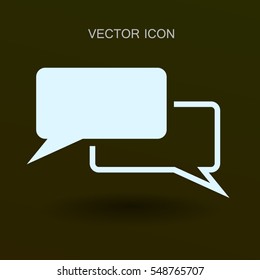 Dialogue icon vector illustration