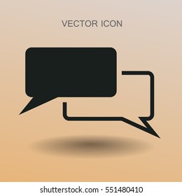 Dialogue icon vector illustration