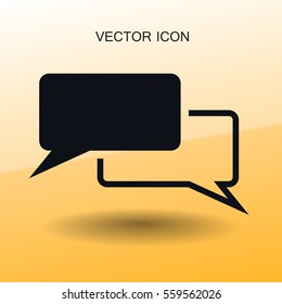 Dialogue icon vector illustration