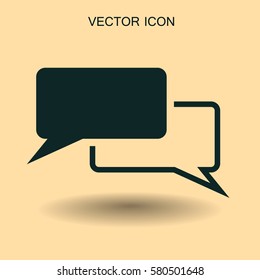 Dialogue icon vector illustration