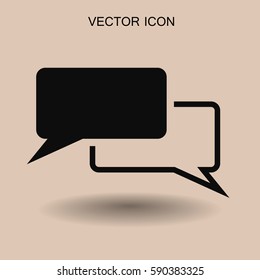 Dialogue icon vector illustration