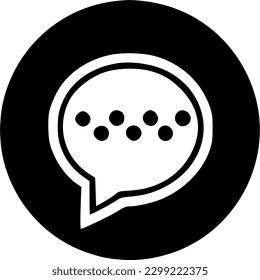 dialogue icon vector symbol design illustration
