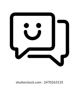 Dialogue Icon Vector Symbol Design Illustration