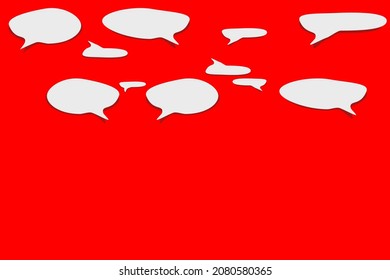 Dialogue Pattern Background, the Concept of Gossipy