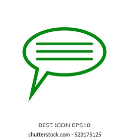 dialogue, speech, vector icon, eps10