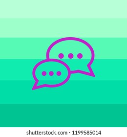 Dialogue vector icon