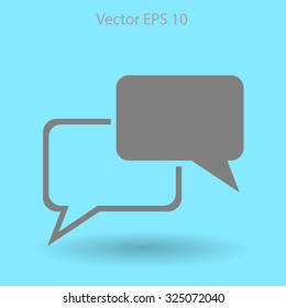 Dialogue vector icon