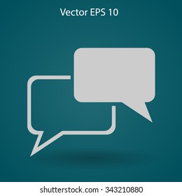 Dialogue vector icon