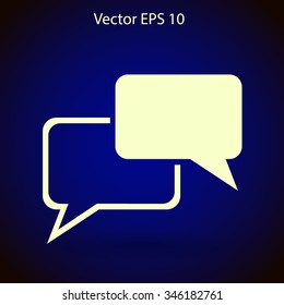 Dialogue vector icon