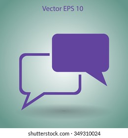 Dialogue vector icon