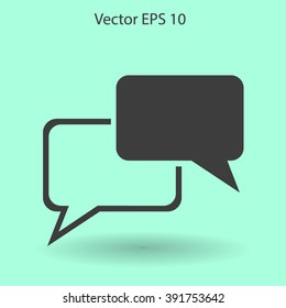 Dialogue vector icon