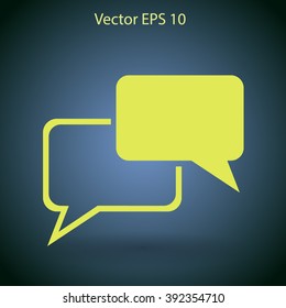 Dialogue vector icon