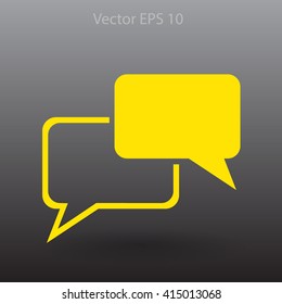 Dialogue vector icon