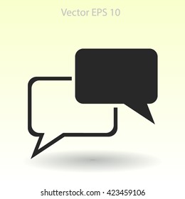 Dialogue vector icon