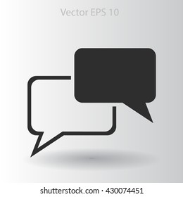 Dialogue vector icon