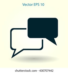 Dialogue vector icon