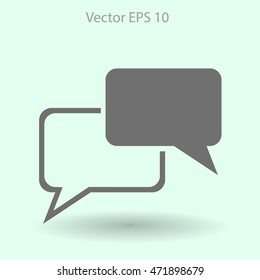 Dialogue vector icon