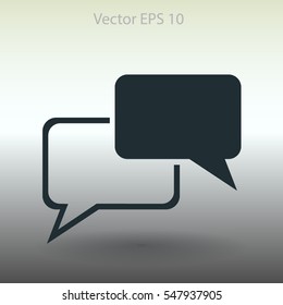 Dialogue vector icon