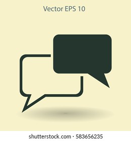 Dialogue vector icon