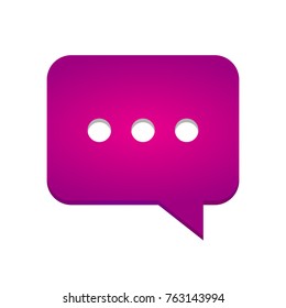 Dialogue vector icon.