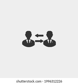 Icono de vector de diálogo para web y diseño