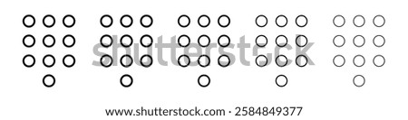 Dialpad icon Vector logo sign