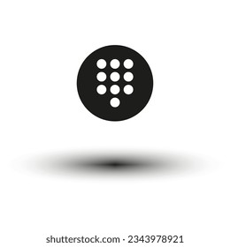 icono de vector de almohadilla de teclado 15996683 Vector en Vecteezy
