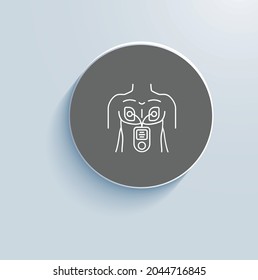 Dialysezentrum-Symbol, Vektordesign