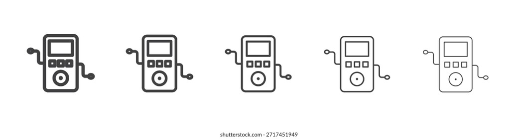 Dialysis icon in linear strokes concept