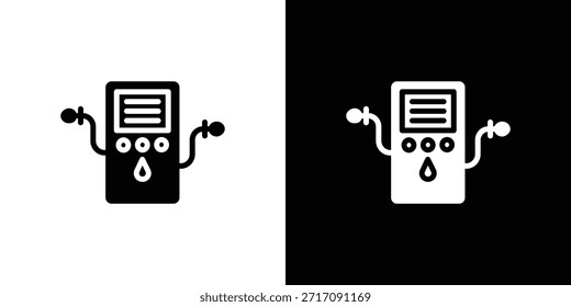 Diseño de Vector de conjunto de iconos de diálisis para concepto y Diseño web móvil.