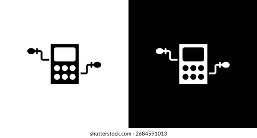 Ícone de diálise, Gráficos vetoriais em estilo preenchido
