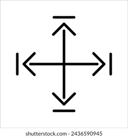 Diameter icon, flat isolated icon with diameter symbol and text, vector illustration.
