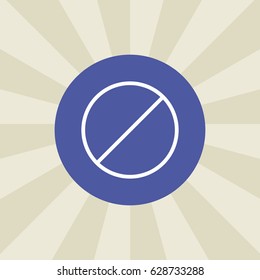 diameter icon. sign design. background