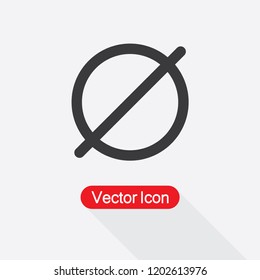 Diameter Icon Vector Illustration Eps10